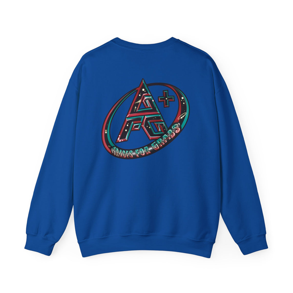 Black, White, Red, Green A+ Crewneck Sweatshirt