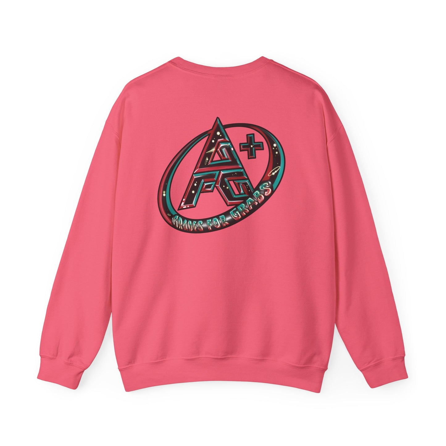 Black, White, Red, Green A+ Crewneck Sweatshirt