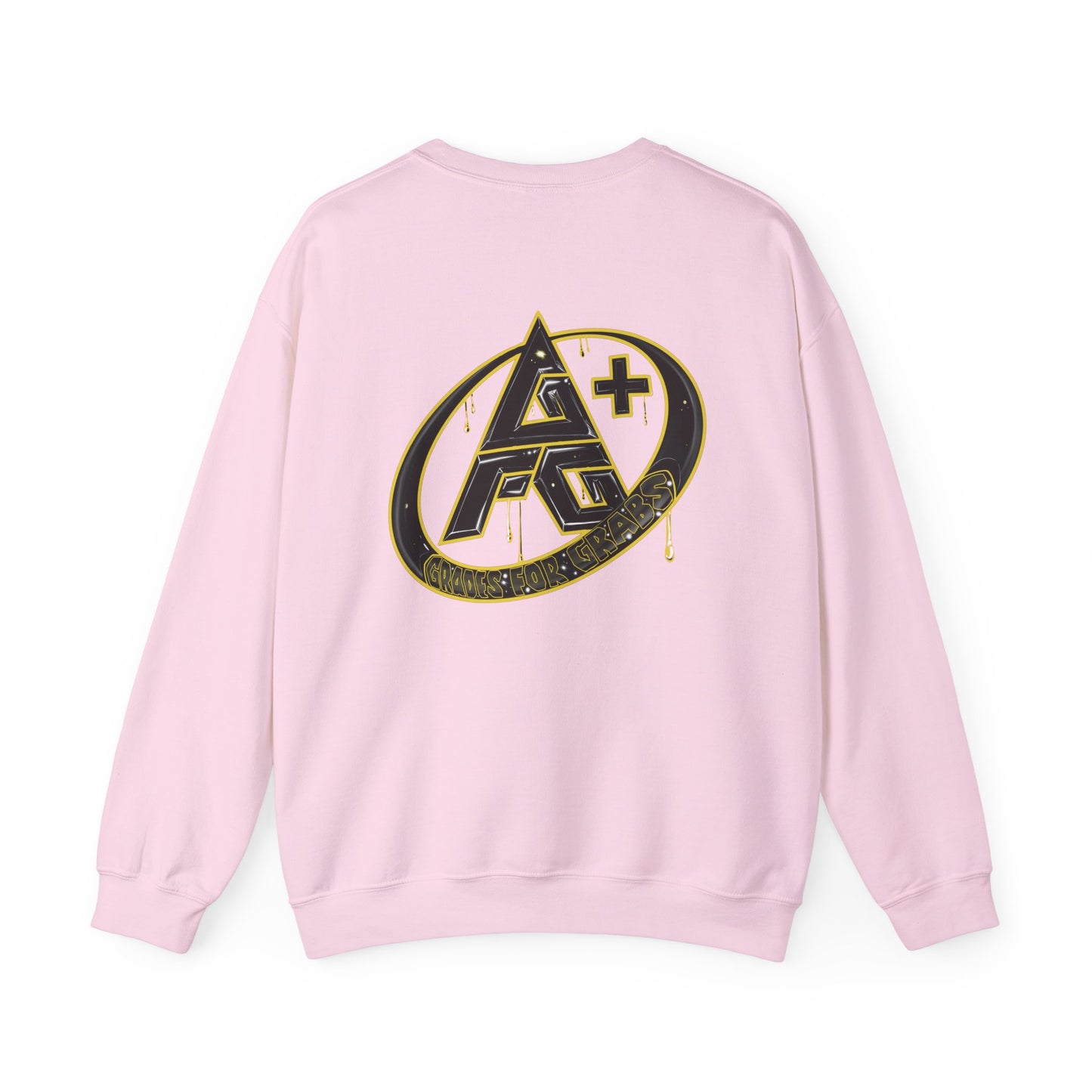 Black and Gold A+ Crewneck Sweatshirt