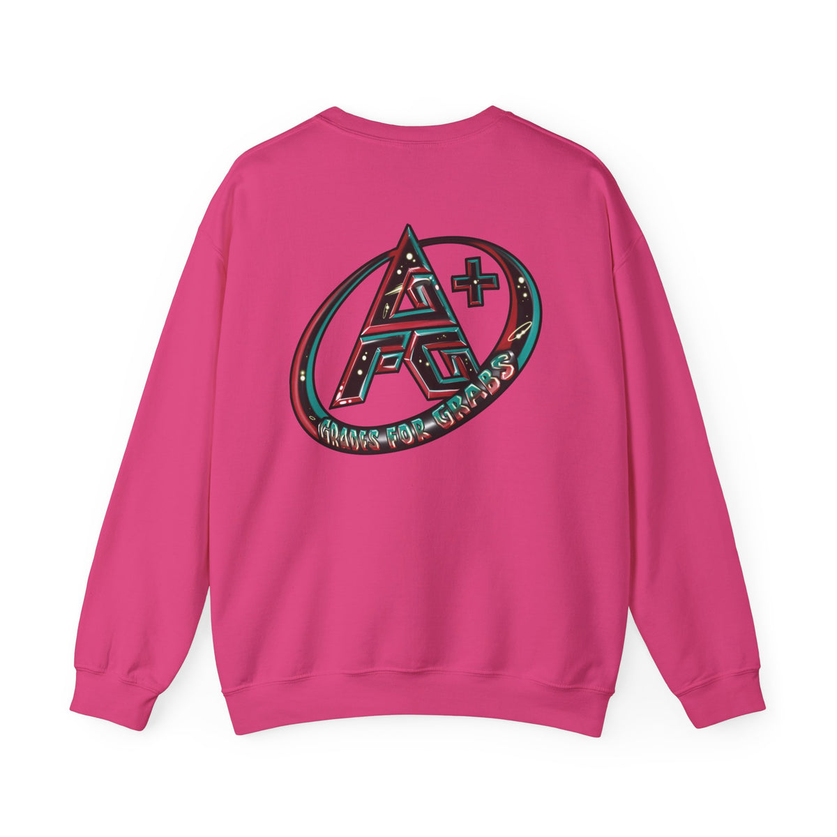Black, White, Red, Green A+ Crewneck Sweatshirt