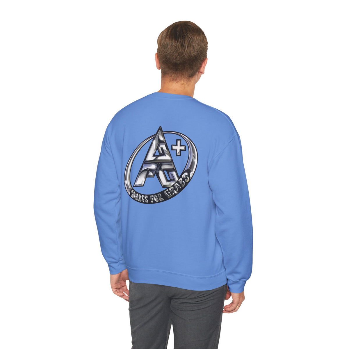 Silver A+ Crewneck Sweatshirt