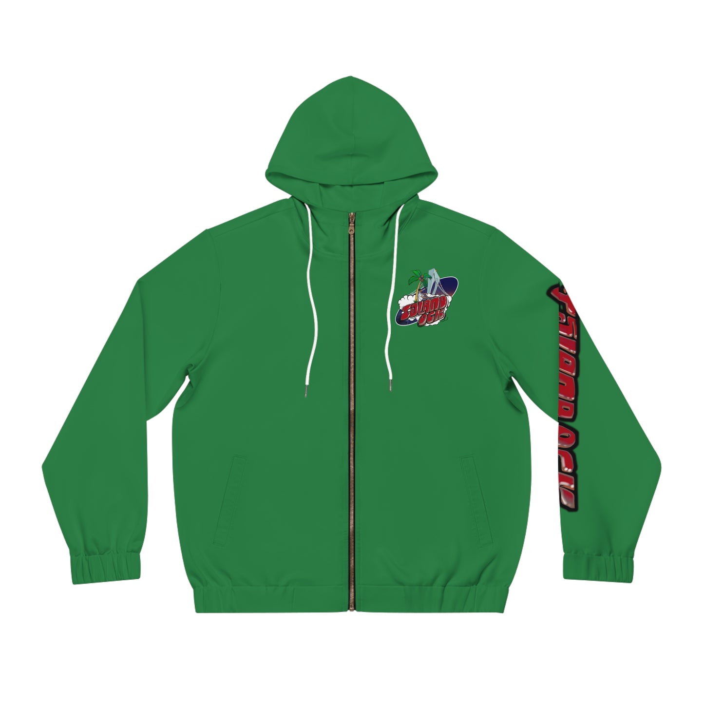 Island Ock Zip-Up Hoodie (Irish Green)