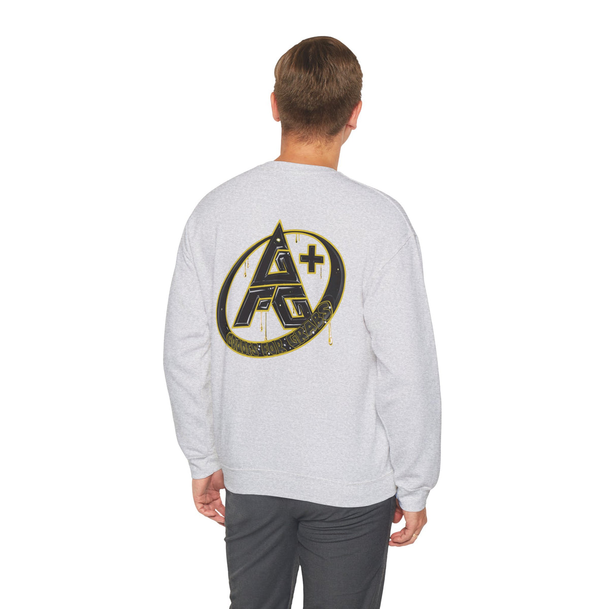 Black and Gold A+ Crewneck Sweatshirt