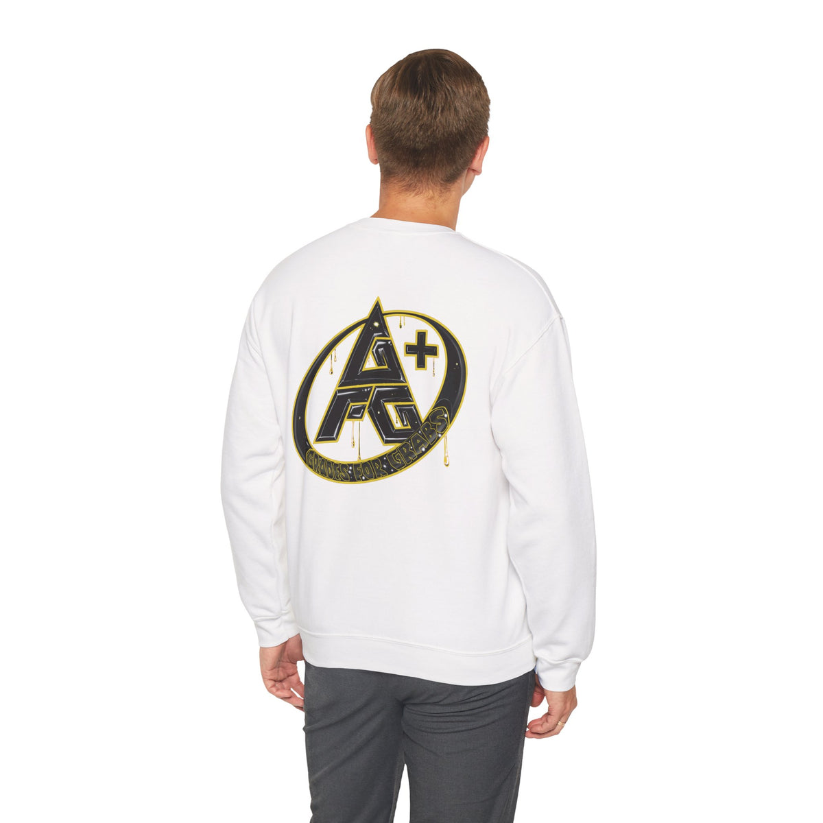 Black and Gold A+ Crewneck Sweatshirt
