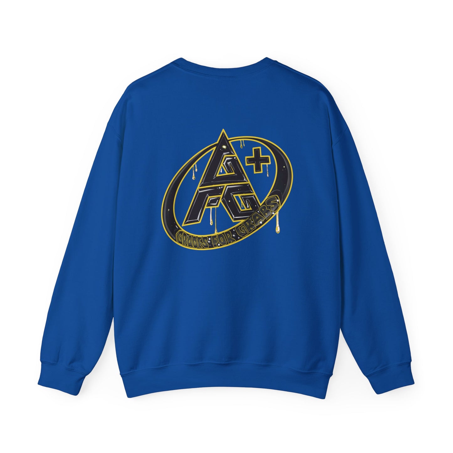 Black and Gold A+ Crewneck Sweatshirt