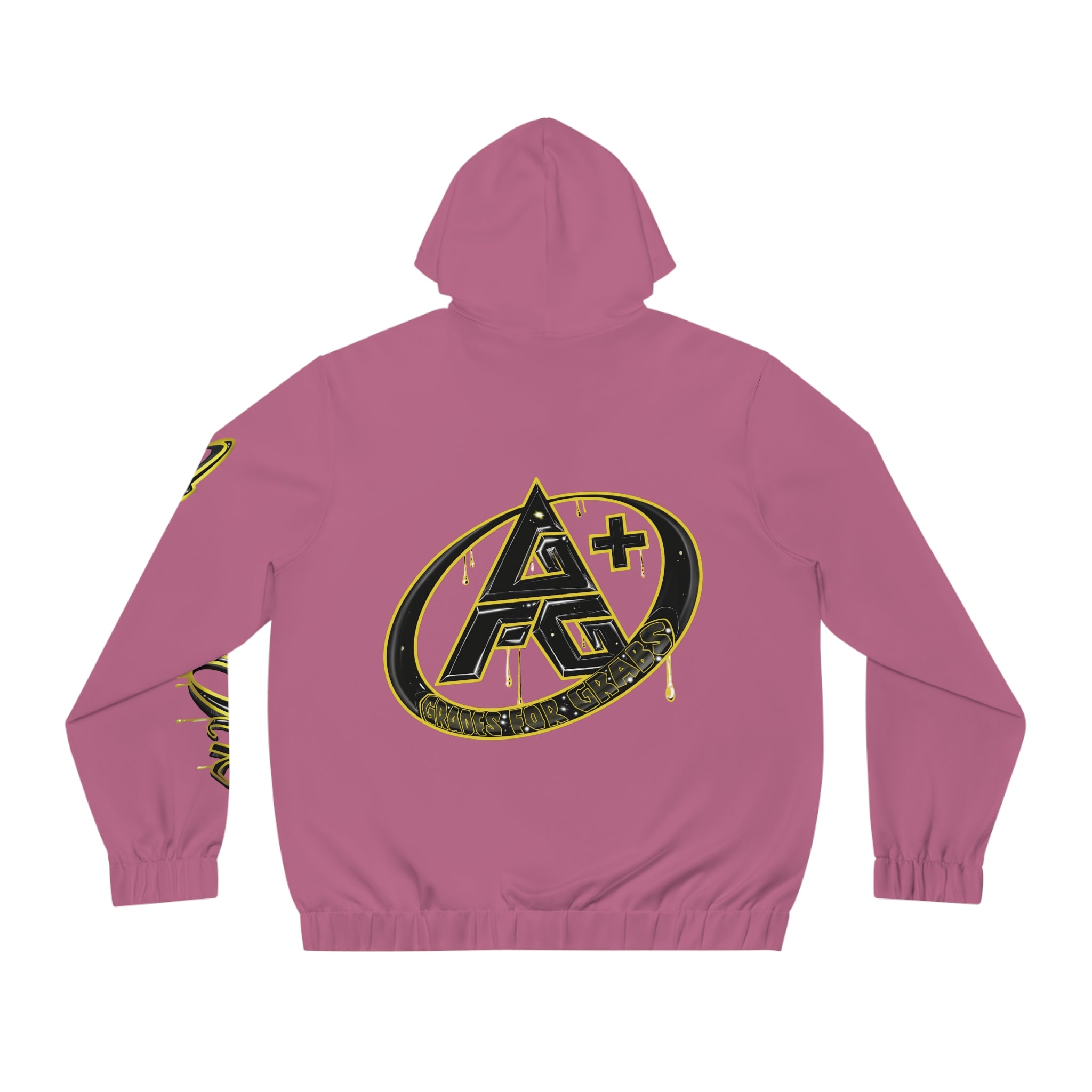 Gold & Black A+ Drip Zip-Up (Safety Pink) – Island Ock