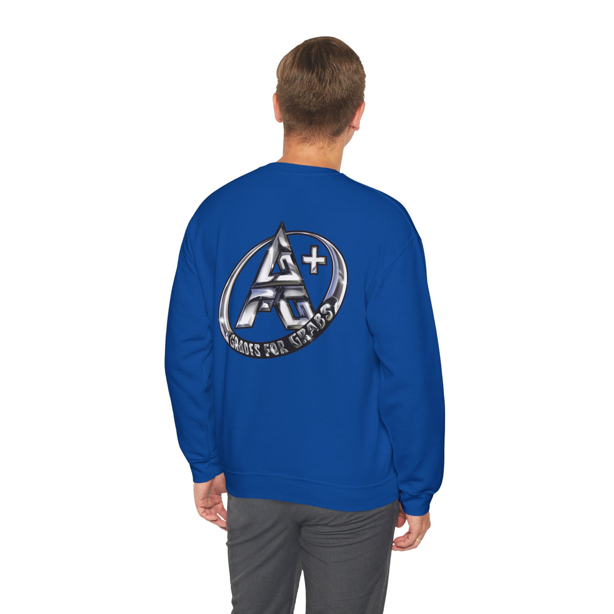 Silver A+ Crewneck Sweatshirt