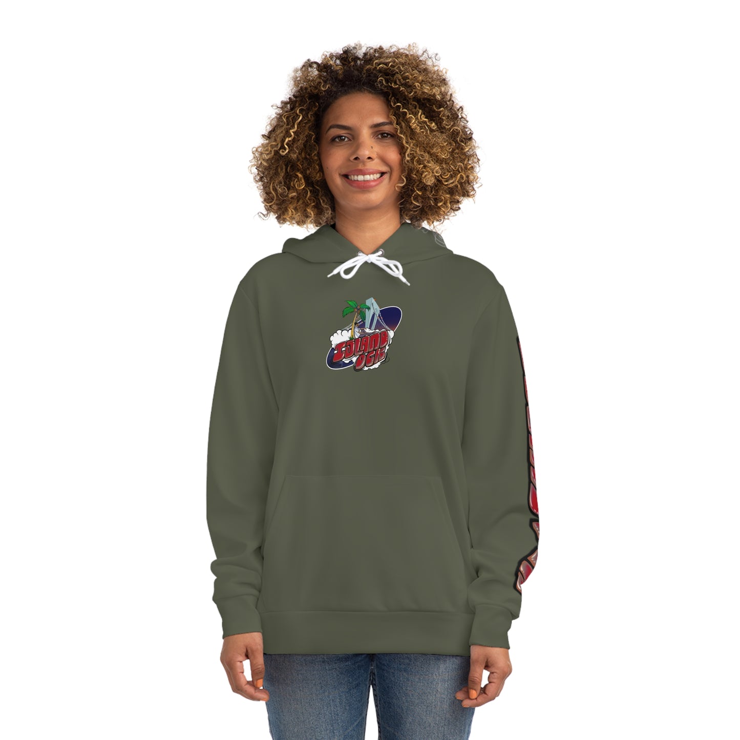 Island Ock Pullover Hoodie (Military Green)