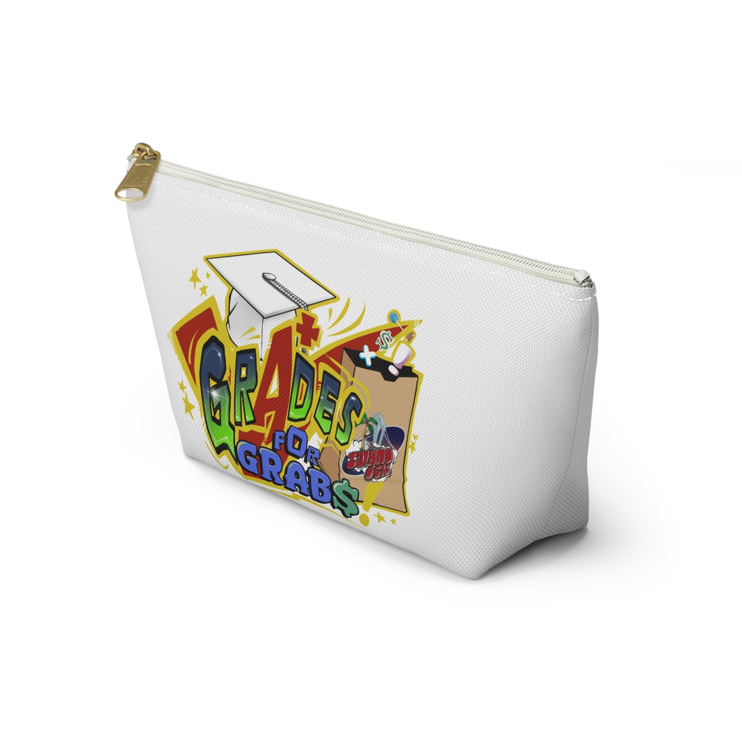 Grades for Grabs School Pouch (White)