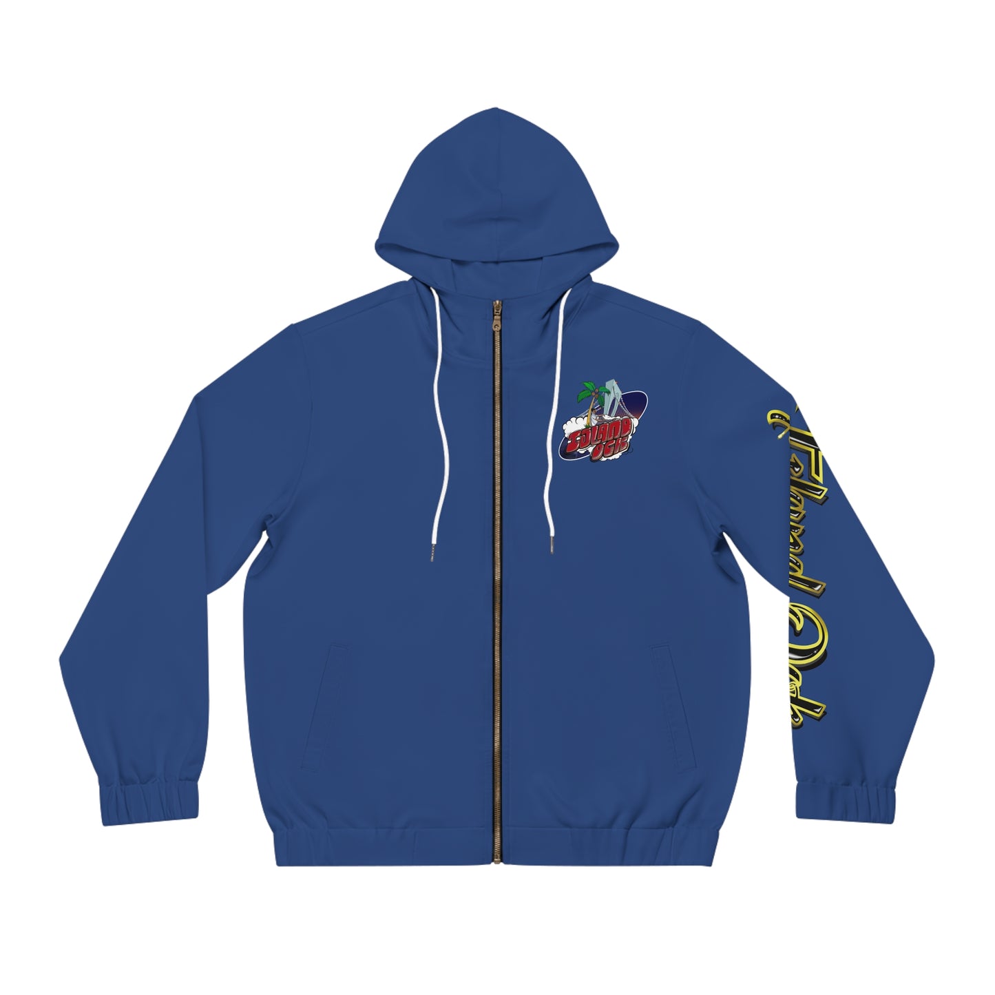 Gold & Black A+ Drip Zip-Up (Royal Blue)