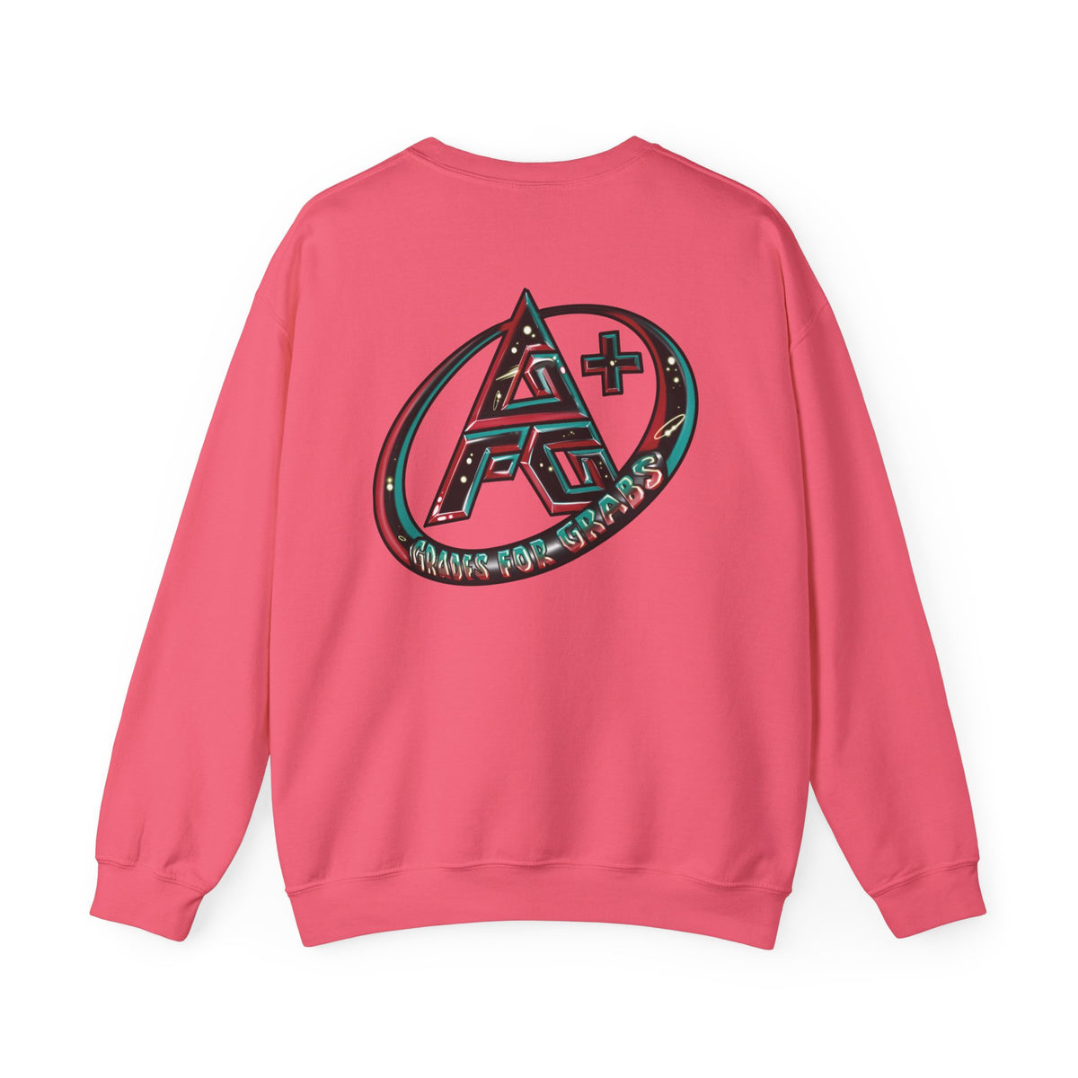 Black, White, Red, Green A+ Crewneck Sweatshirt