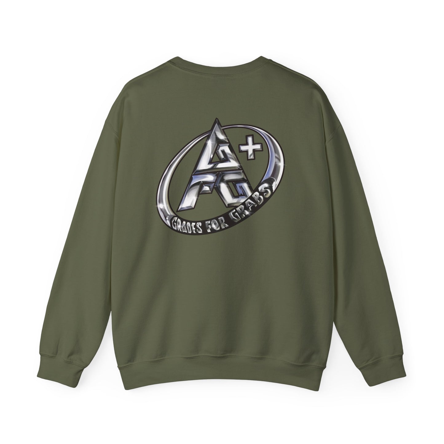 Silver A+ Crewneck Sweatshirt