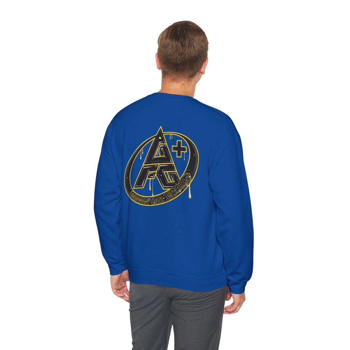 Black and Gold A+ Crewneck Sweatshirt