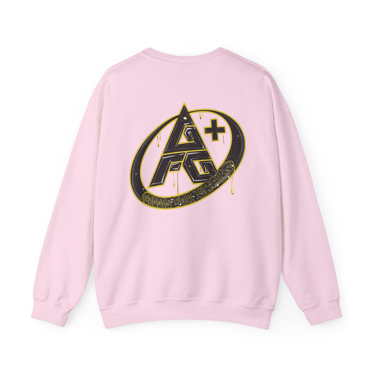 Black and Gold A+ Crewneck Sweatshirt