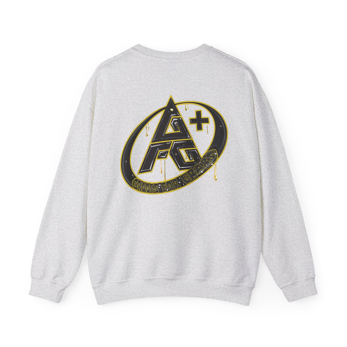 Black and Gold A+ Crewneck Sweatshirt
