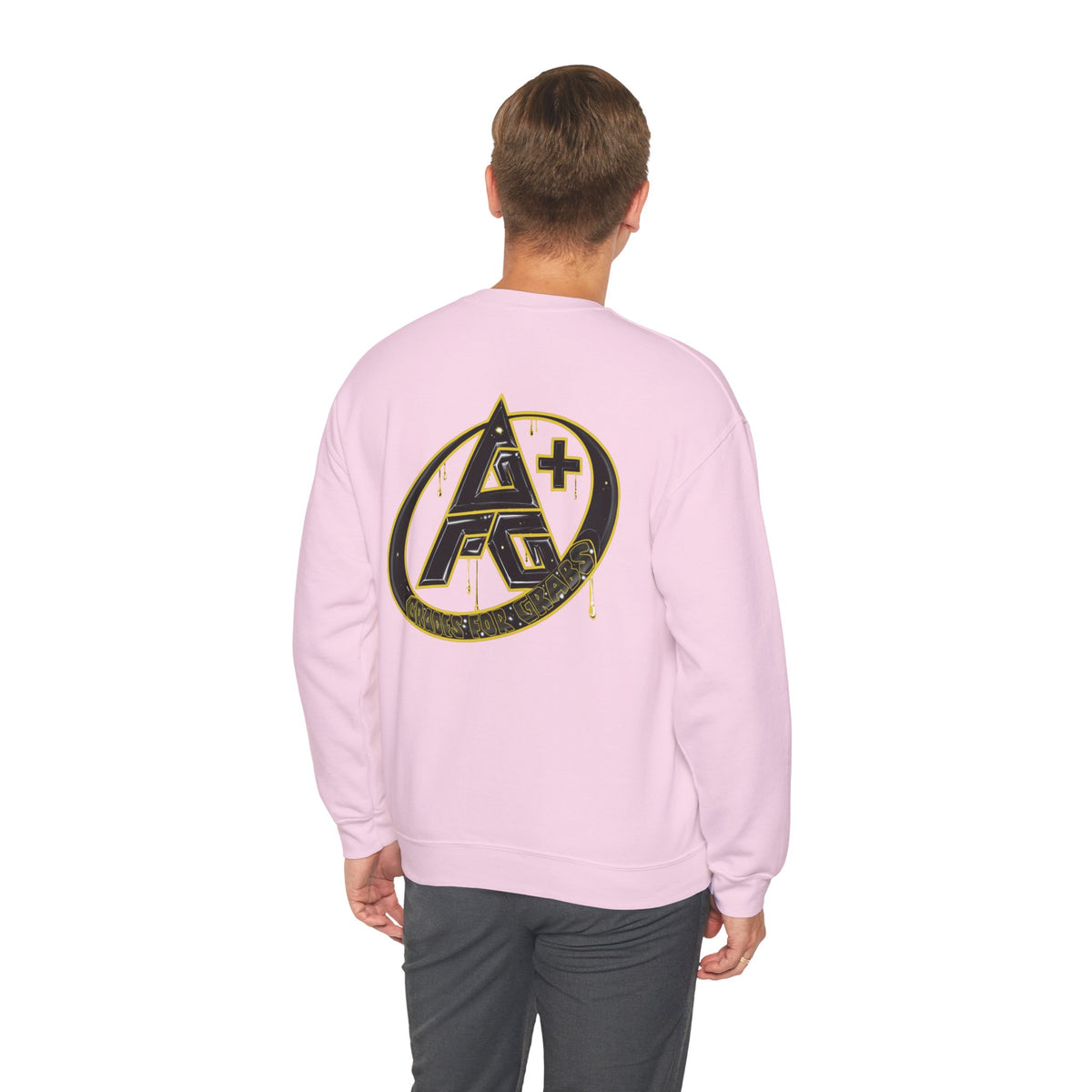 Black and Gold A+ Crewneck Sweatshirt
