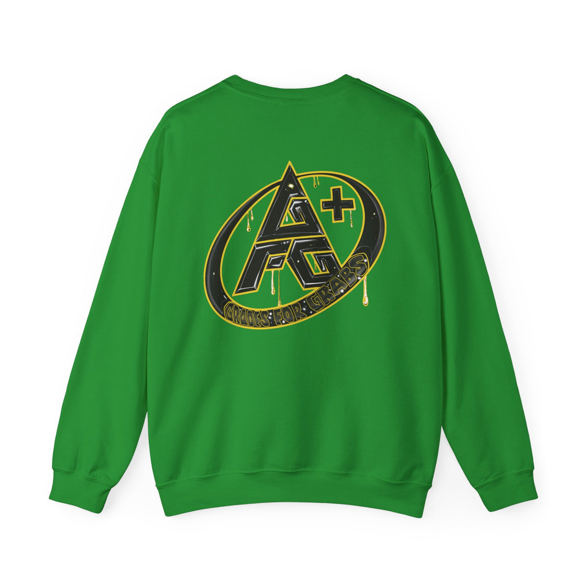 Black and Gold A+ Crewneck Sweatshirt