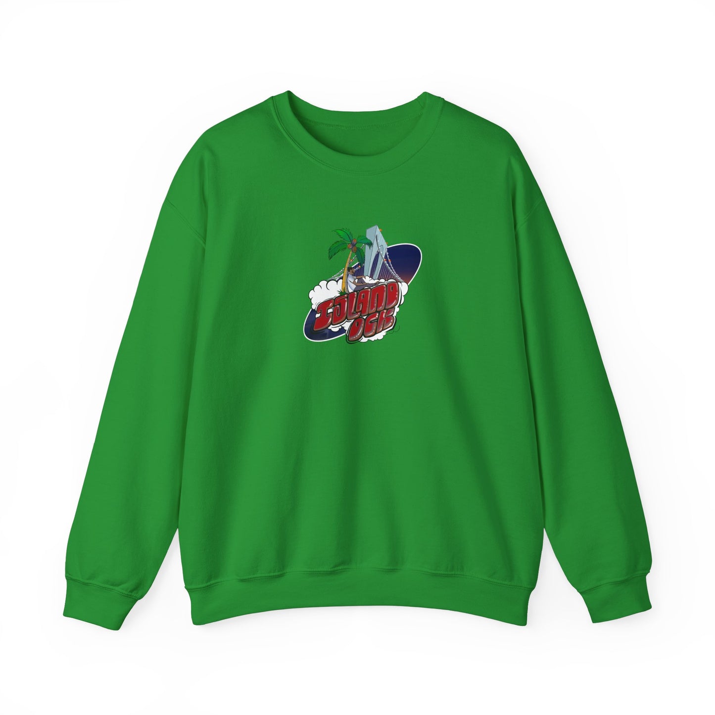Black, White, Red, Green A+ Crewneck Sweatshirt