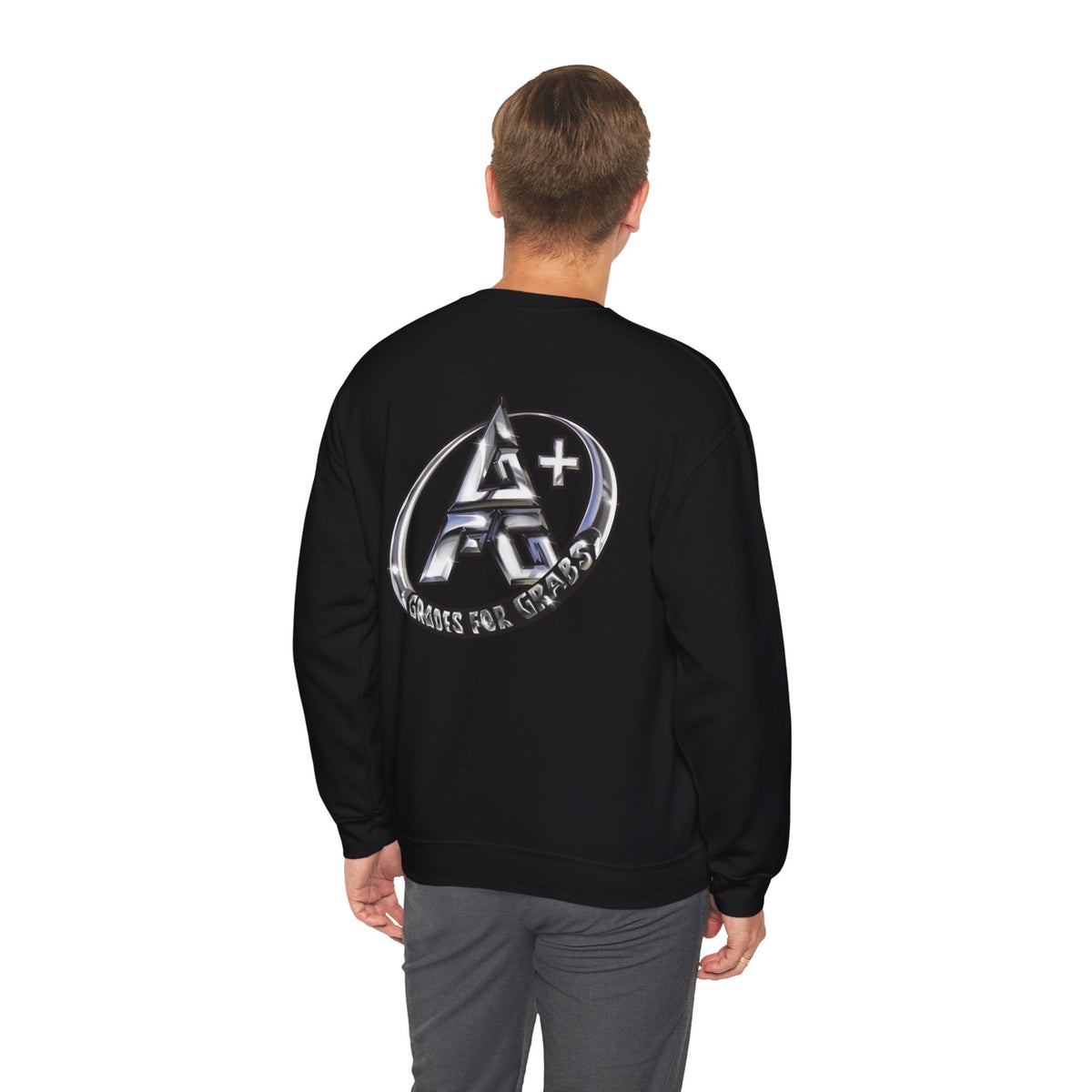 Silver A+ Crewneck Sweatshirt