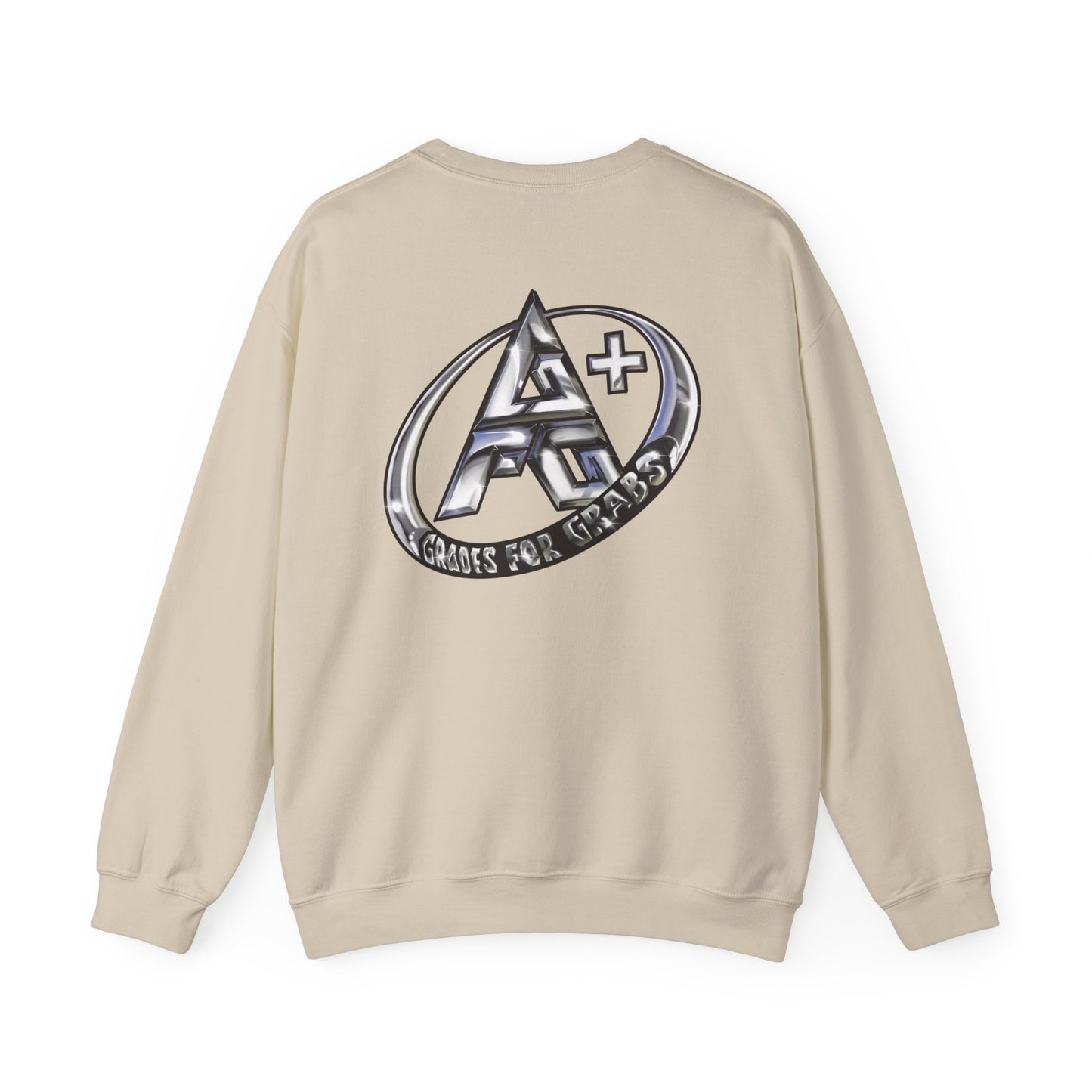 Silver A+ Crewneck Sweatshirt