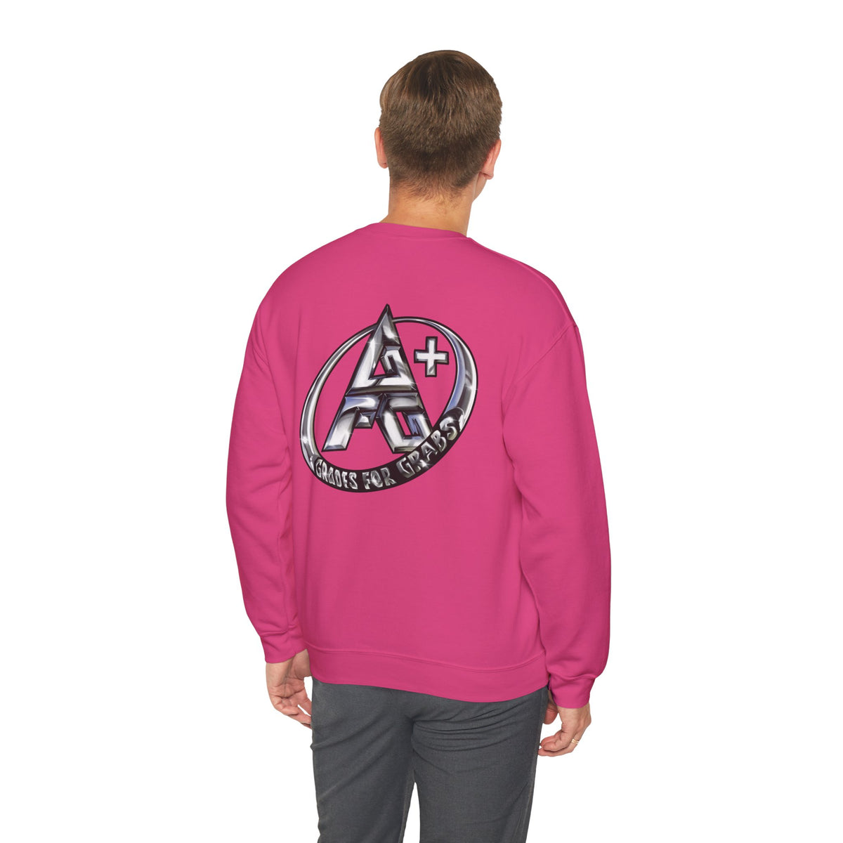 Silver A+ Crewneck Sweatshirt